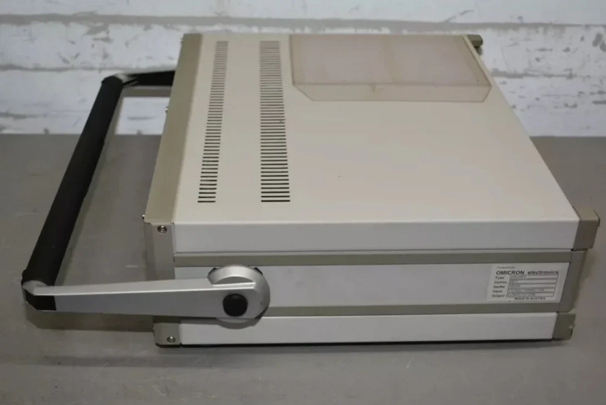 OMICRON CMC 256-6 Relay Test Set with Heavy-Duty Case & Accessories